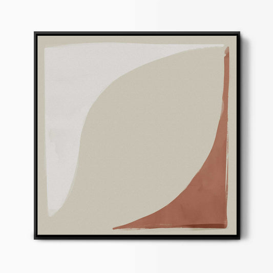 Open Air Framed Abstract Canvas Art 85x85cm