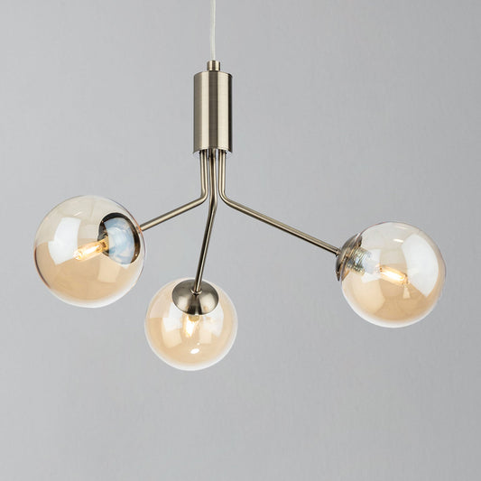Heron Globe Pendant Light, 28x53cm