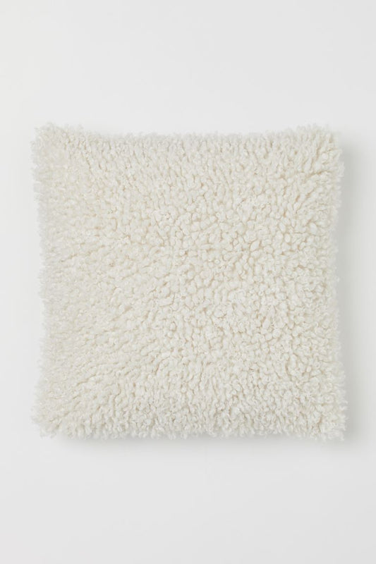 Faux fur cushion cover
