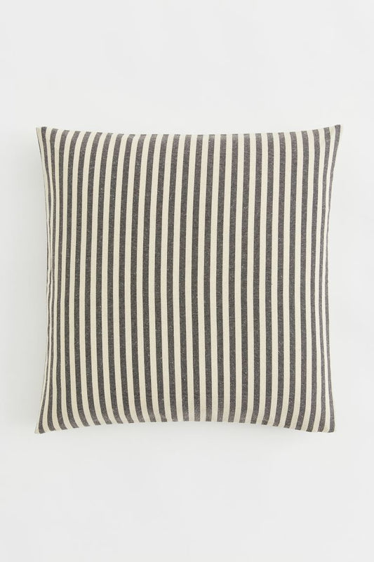 Linen-blend cushion cover