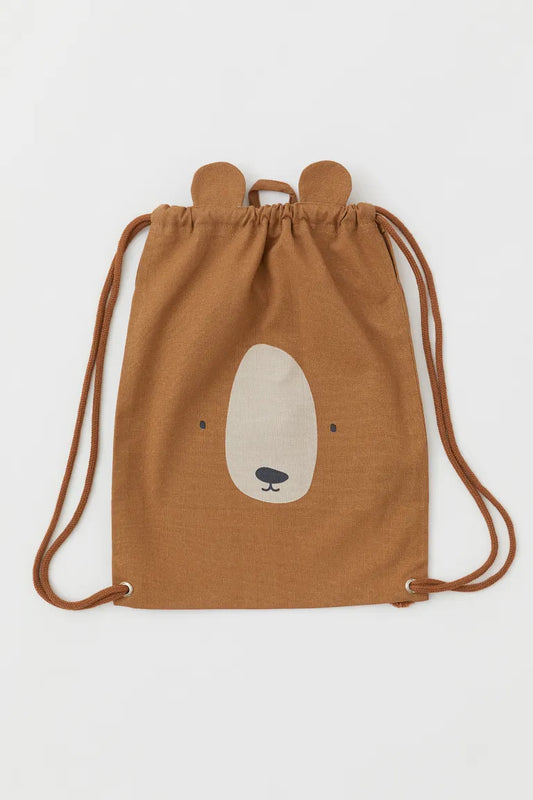 Cotton canvas gym bag