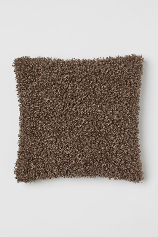Faux fur cushion cover