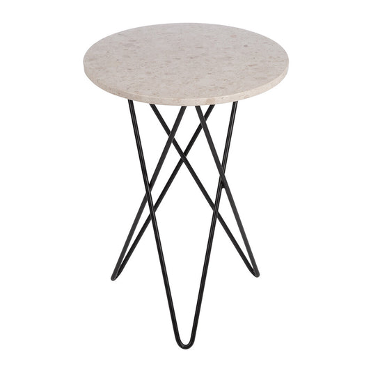 Retreat Marble Top Side Table, 56x43x0cm