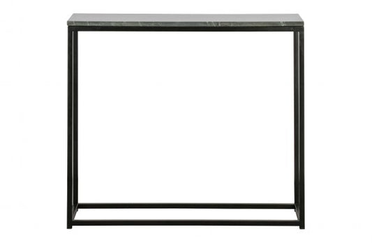 Mellow Console Table in Marble Black, 85x90x30cm