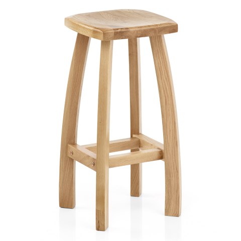 Oslo Oak Bar Stool, 72x32.5x32.5cm