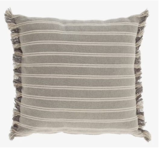 Sweeney 100% Cotton Cushion Cover Grey