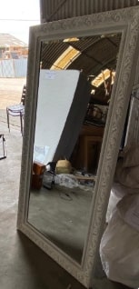Mirror Rectangular, White, 80x172cm