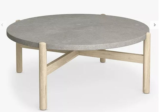 Cradle Round Garden Coffee Table, 0x84.4x37cm
