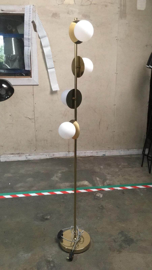 Gold Chrome Floor Light 170cm tall