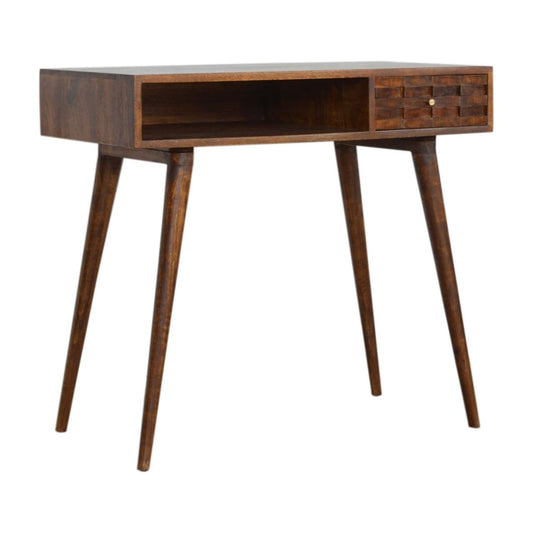 Julie Chestnut Drawer Writing Desk, 45x88x80cm