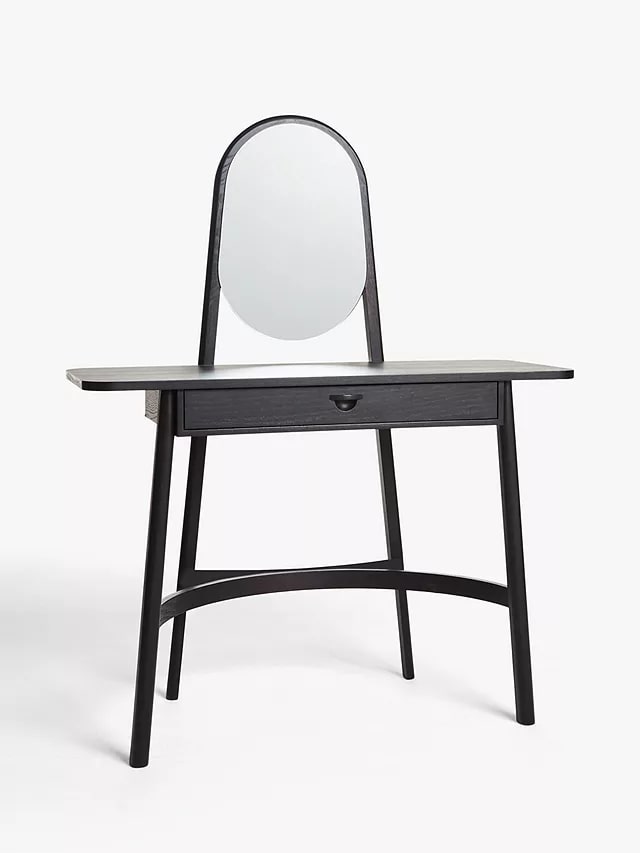 JOHN LEWIS BLACK WOODEN VANITY UNIT, 46x105x133.5cm