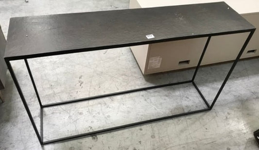 JOHN LEWIS & PARTNERS RAISE CONSOLE TABLE IN BLACK