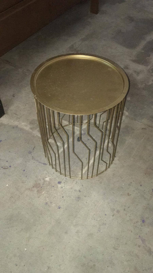 Gold Side Table