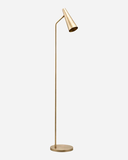 FLOOR LAMP, PRECISE, BRASS, 124cm