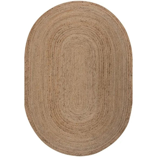 Braided Jute Oval Rug, 230 x 160cm