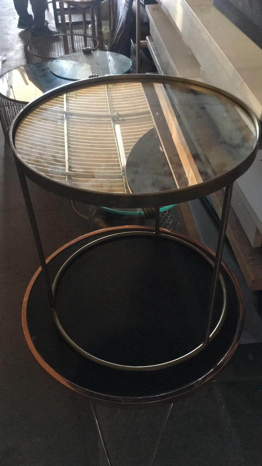 Brass Side Table