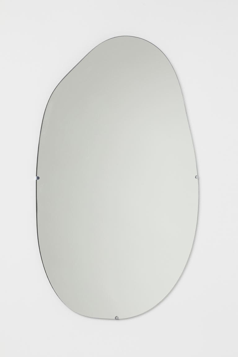 Asymmetric mirror, 50x85cm