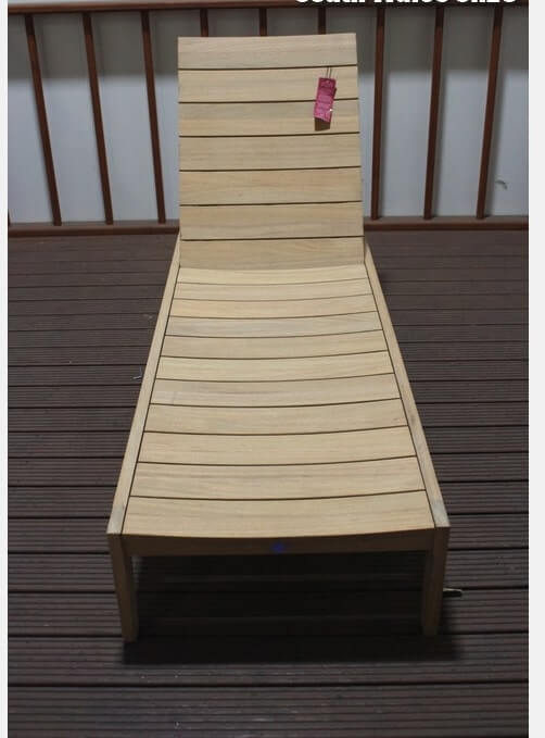 Alexander Rose Roble Hardwood Adjustable Sunbed