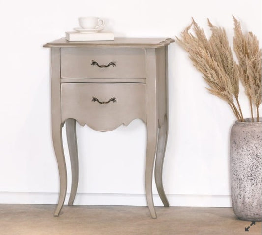 Montpensier French Style Bedside Table, 56x40x77cm