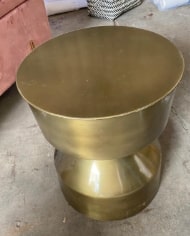 Brass Sidetable, 0x38x44cm