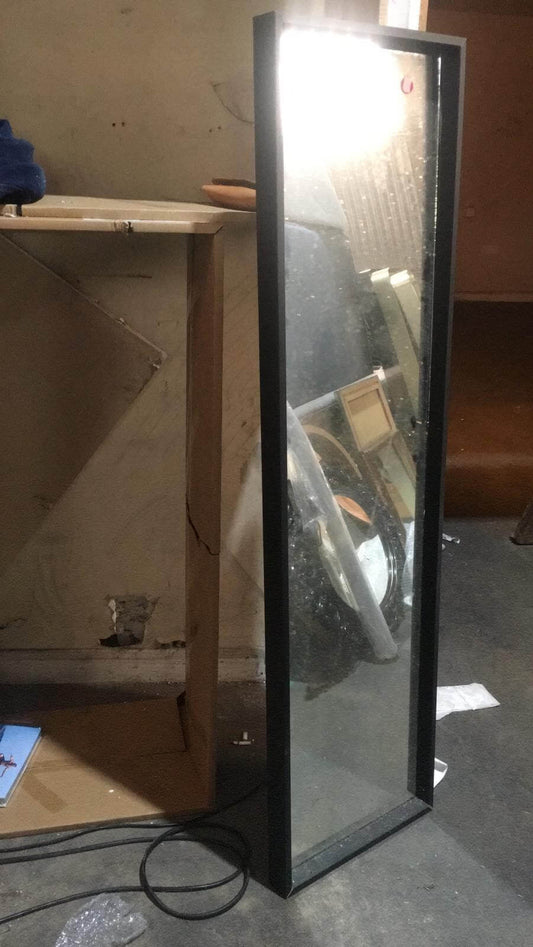 Mirror Rectangular, Black, 40x150cm