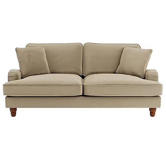 Dunelm Beatrice Velvet 3 Seater Sofa, 91x192x88cm