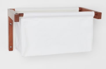 Canvas wall storage basket, 20x38.5x19cm