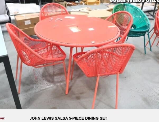 John Lewis Salsa 5-Piece Dining Set