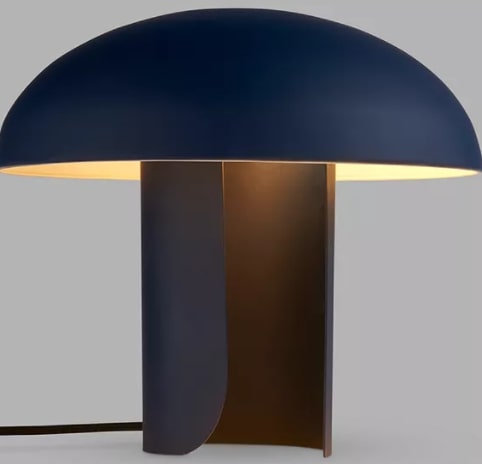 John Lewis & Partners Toadstool Table Lamp, Blue