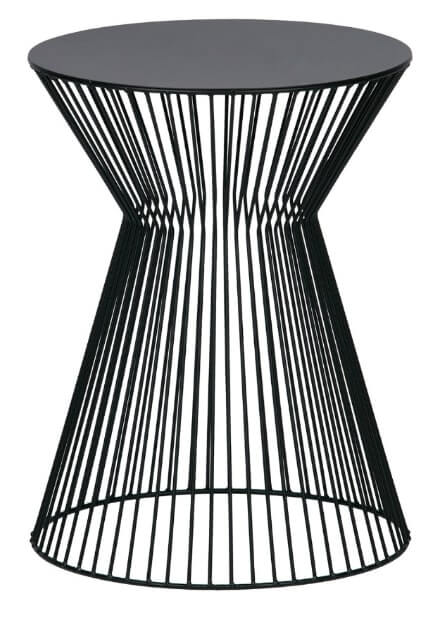 Suus Metal Black Site Table, 46x35x35cm