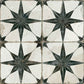 Scintilla Black Star Pattern Tiles 45 x 45