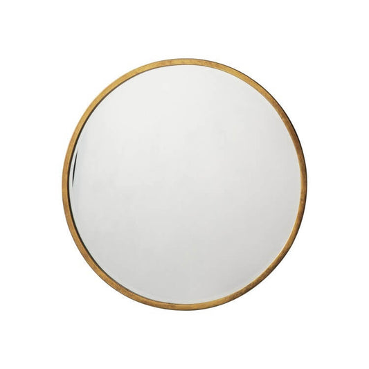 Higgins Round Mirror Antique Gold Large