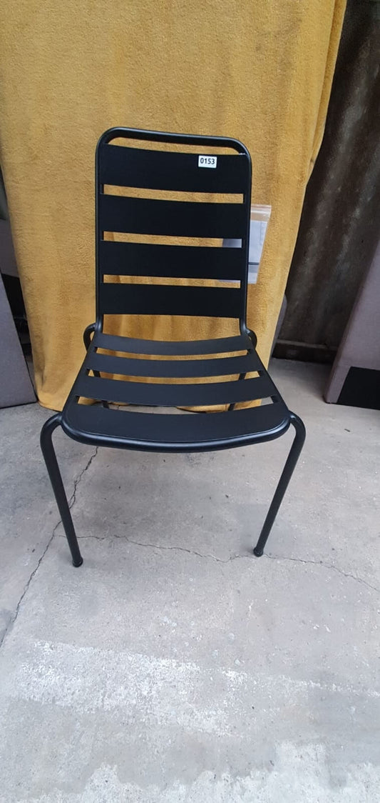Black Outdoor Dining Chair, 53x47x83cm