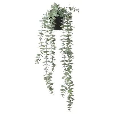 FEJKA artifi pttd plant 9 in/out hanging/eucal