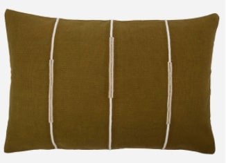 Cushion Cover, Indi, Olive green