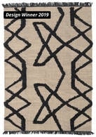 Boho Fish, 230x160cm - Grey / Black