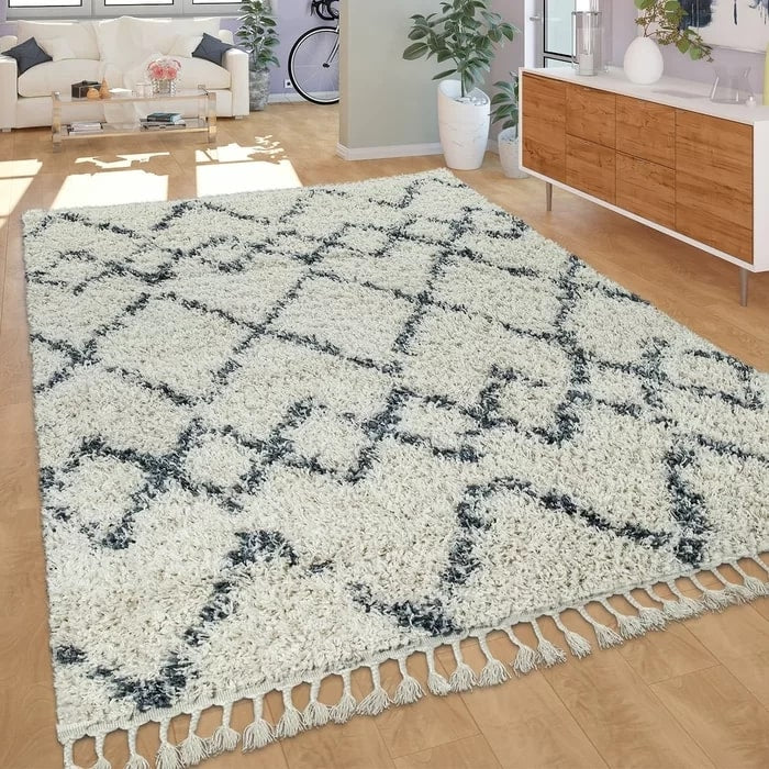 Whitney Shag Cream Rug 120 x 170