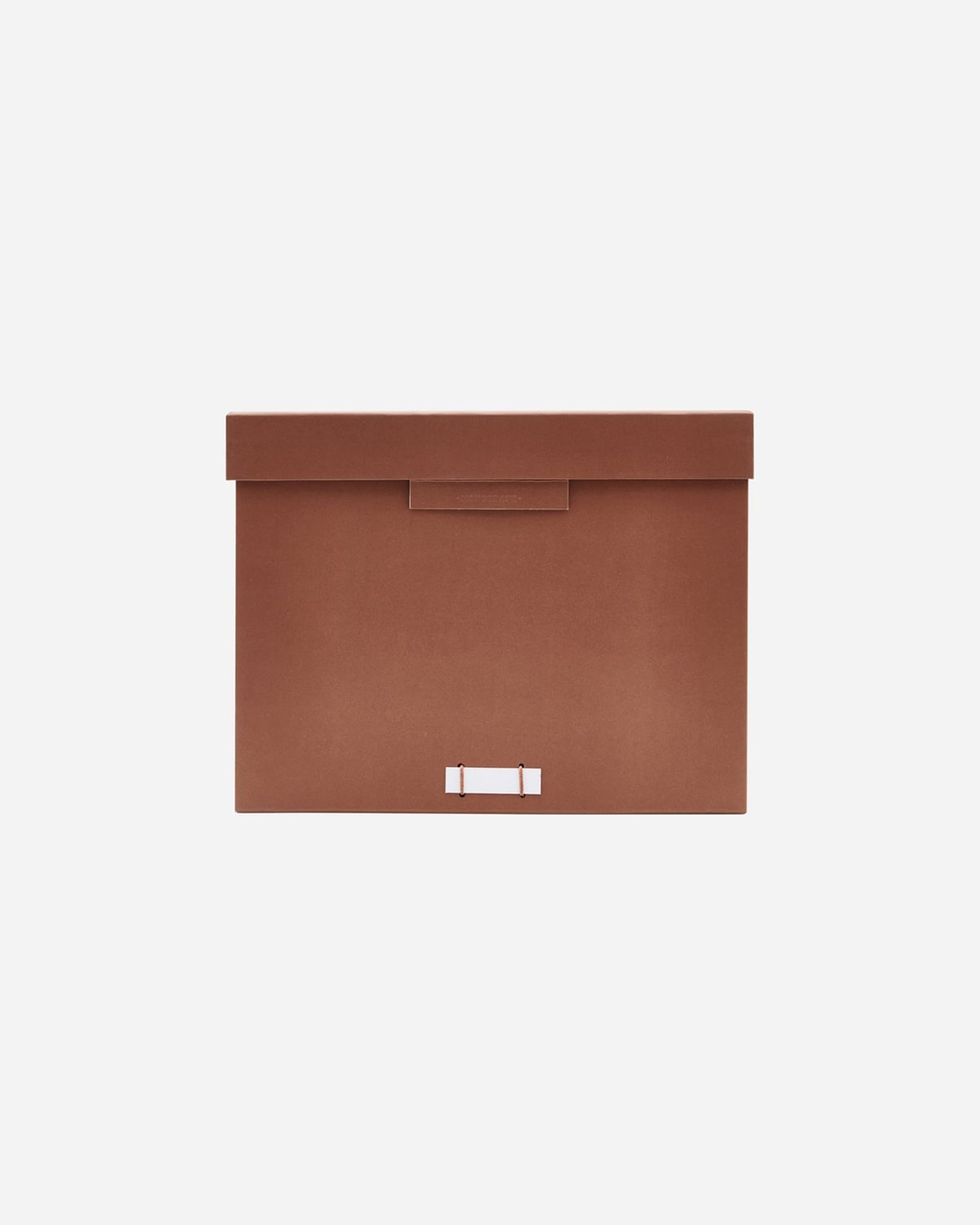 File box, File, Cognac
