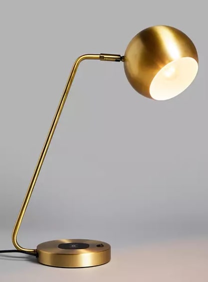 John Lewis & Partners Hector Wireless Charging Desk Lamp,