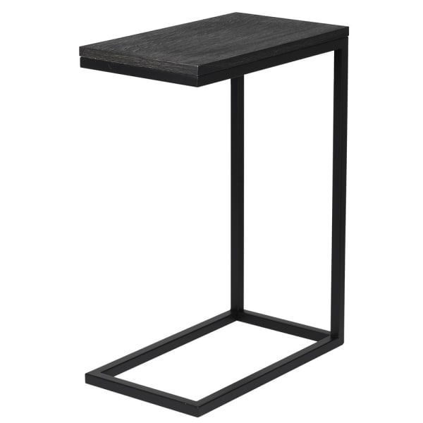 Black Iron Side Table, 62x26x45cm