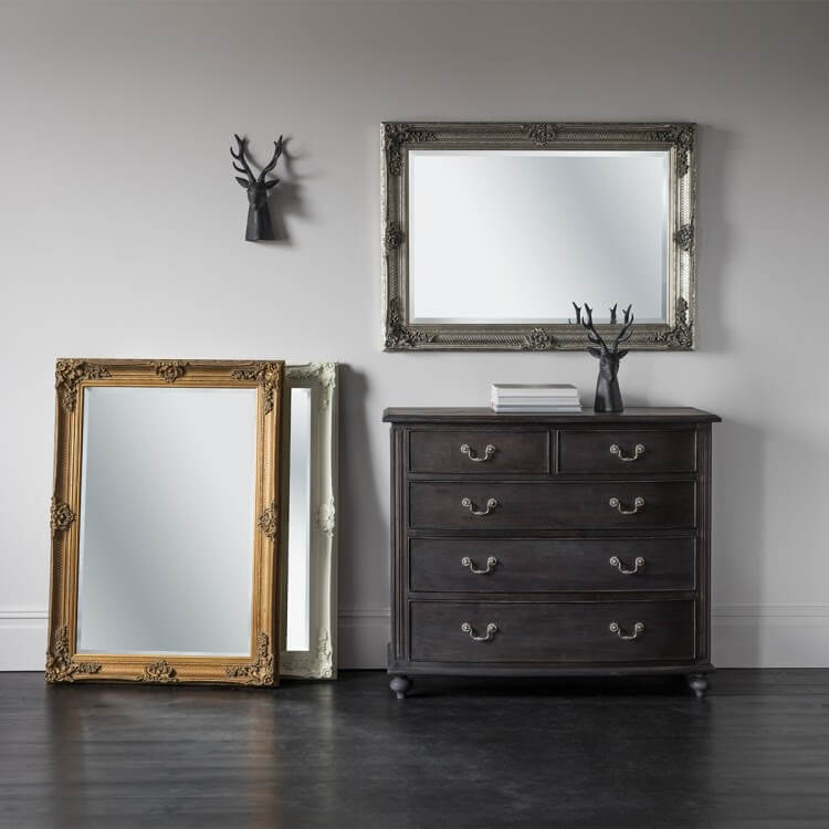 Abbey Ornate Rectangular Wall Mirror