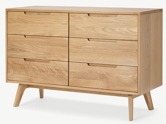 Jenson Wide Chest of Drawers, 45x120x81.2cm