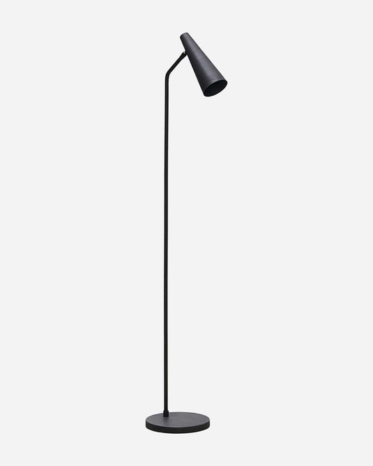 FLOOR LAMP, PRECISE, MATTE BLACK, 124cm