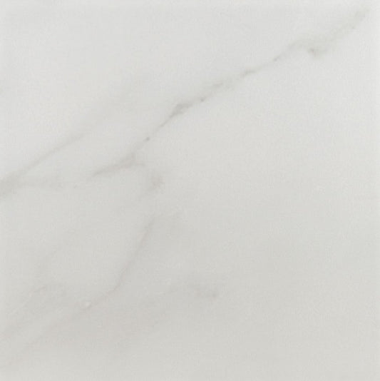 Soho Satin White Marble Effect Tiles - 18.5 x 18.5