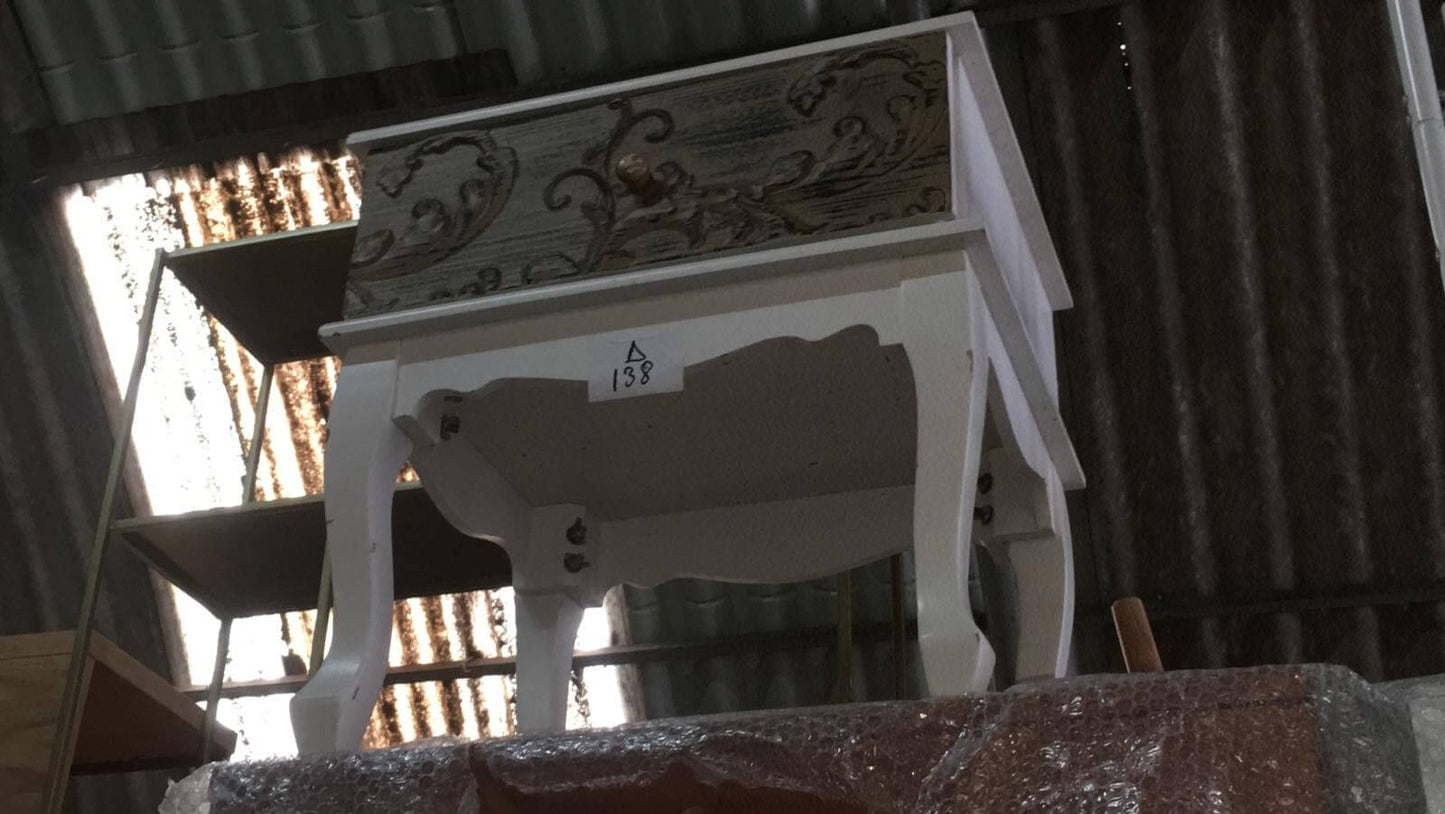 Carved Bedside
