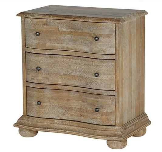 Emporium 3 Drawer Small Chest of Drawers, 44x73x76cm