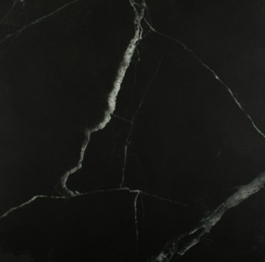 Soho Nero Black Marble Effect Tiles - 18.5 x 18.5