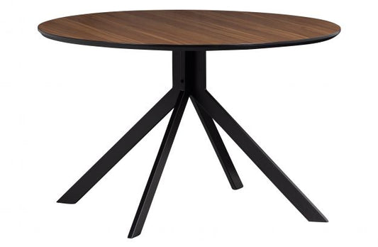 Bruno Dining Table MDF Walnut, 0x120x75cm