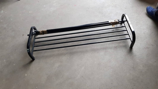 Black Clothing Rail, 123x46x164cm