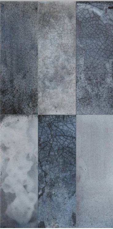 Raku Blue Tiles 40 X 20 cm